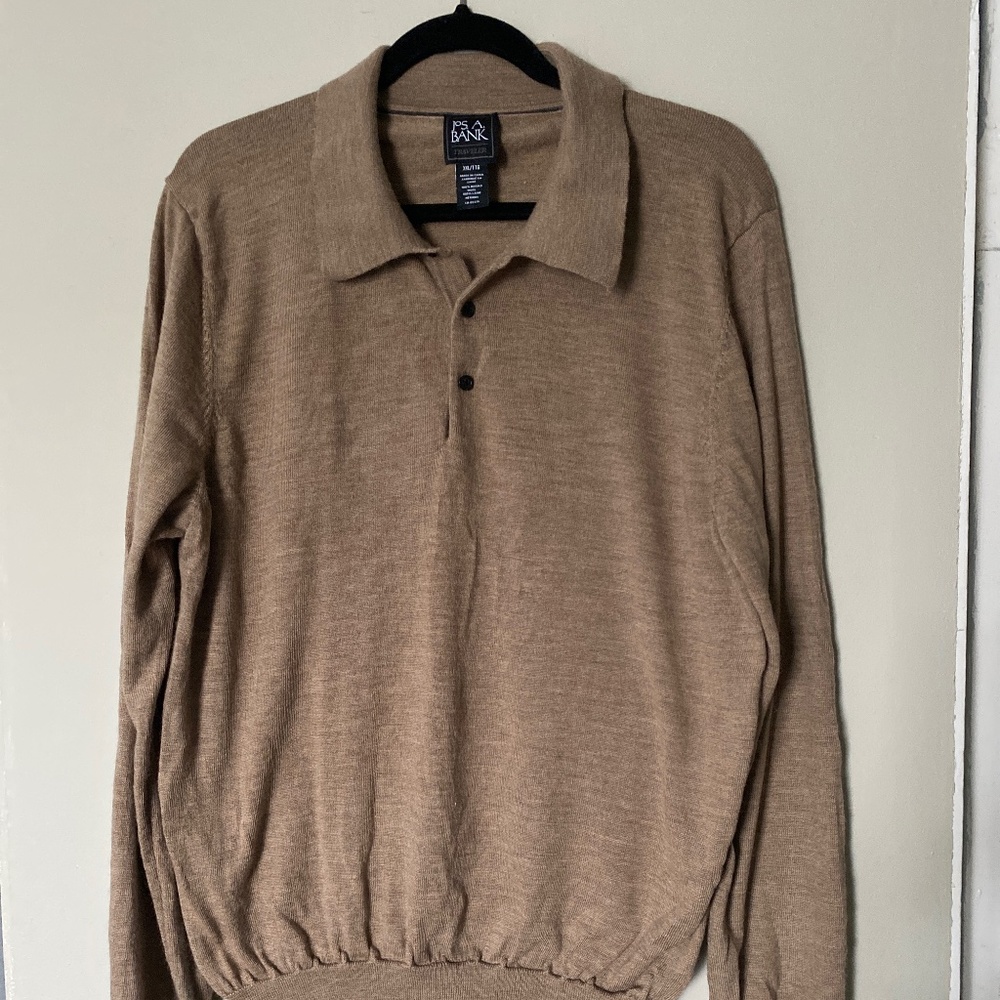 100% merino wool size XXL Jos.A.Bank traveler sweater - Picture 1 of 3